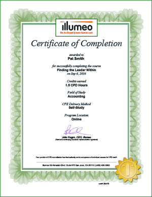 sample certificate